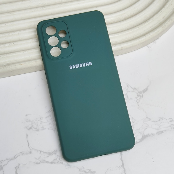 قاب سیلیکونی اورجینال محافظ لنزدار Samsung A73