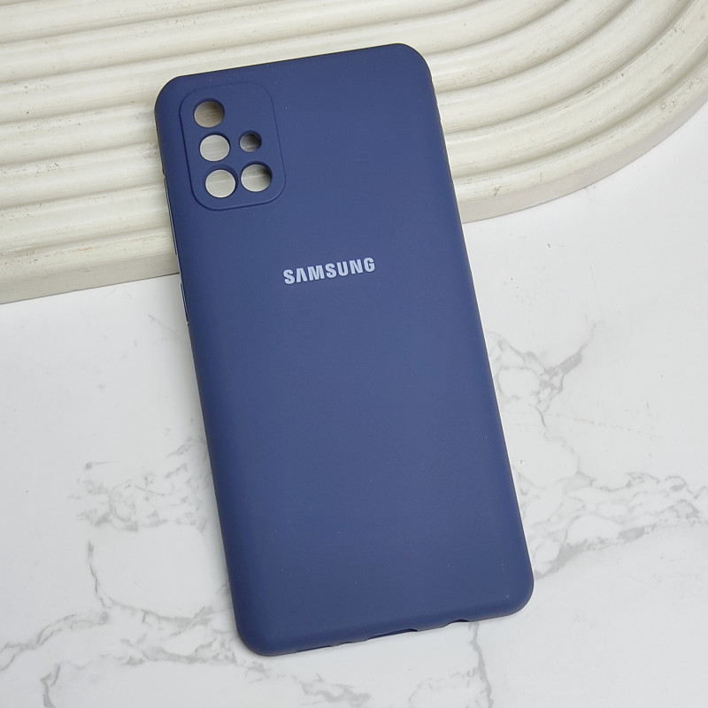 قاب سیلیکونی اورجینال محافظ لنزدار Samsung A71