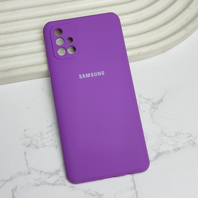 قاب سیلیکونی اورجینال محافظ لنزدار Samsung A71