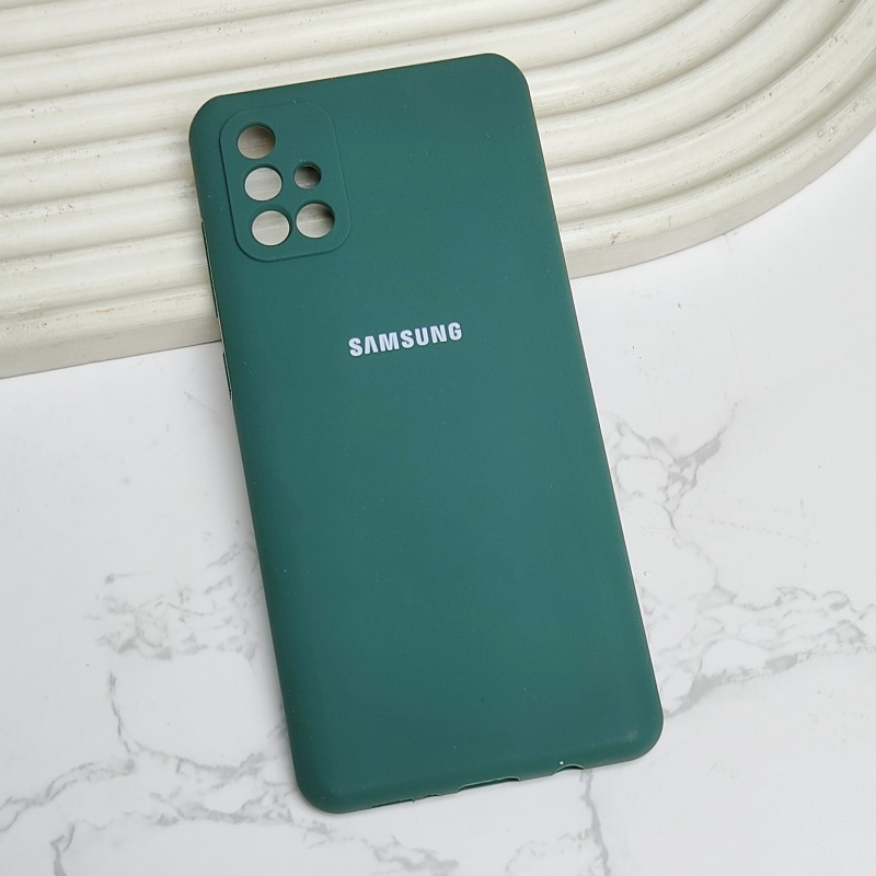 قاب سیلیکونی اورجینال محافظ لنزدار Samsung A71