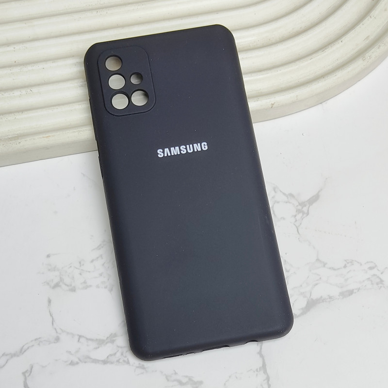 قاب سیلیکونی اورجینال محافظ لنزدار Samsung A71