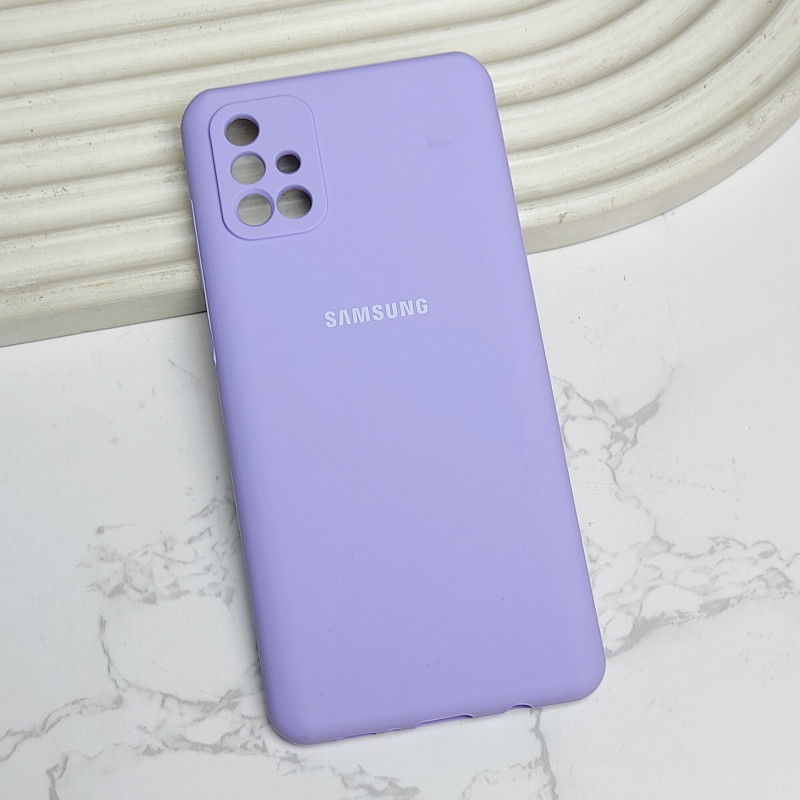 قاب سیلیکونی اورجینال محافظ لنزدار Samsung A71