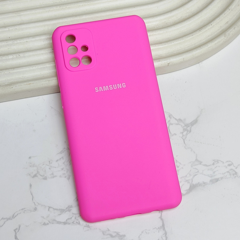 قاب سیلیکونی اورجینال محافظ لنزدار Samsung A71