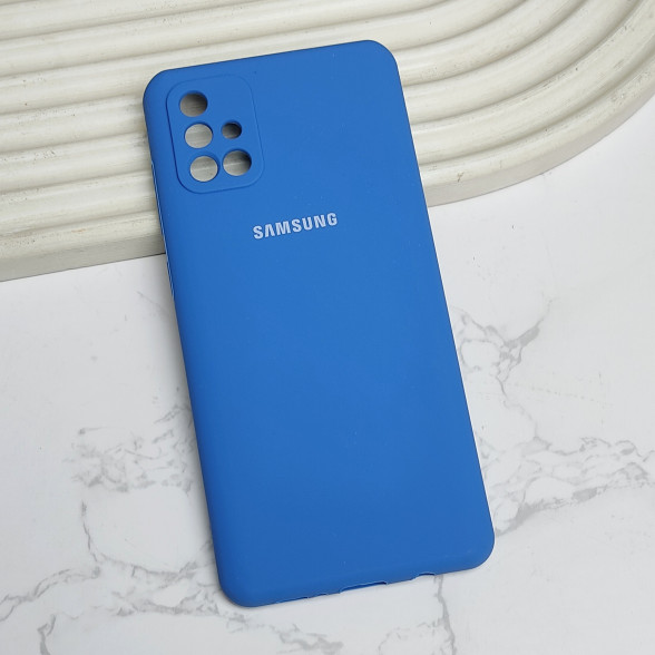 قاب سیلیکونی اورجینال محافظ لنزدار Samsung A71