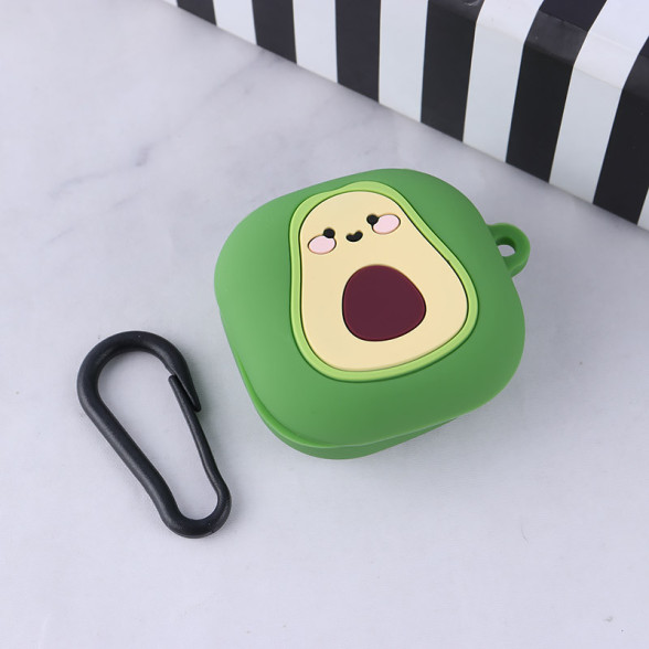 کاور سیلیکونی Samsung Galaxy Buds 2 طرح آووکادو