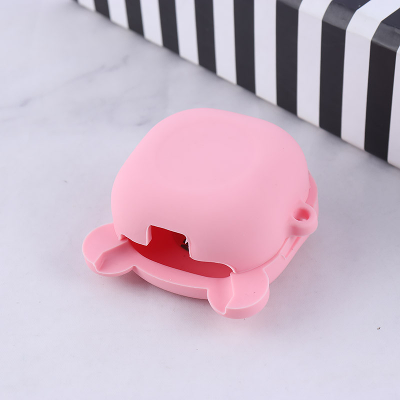 کاور سیلیکونی Samsung Galaxy Buds 2 طرح تد صورتی
