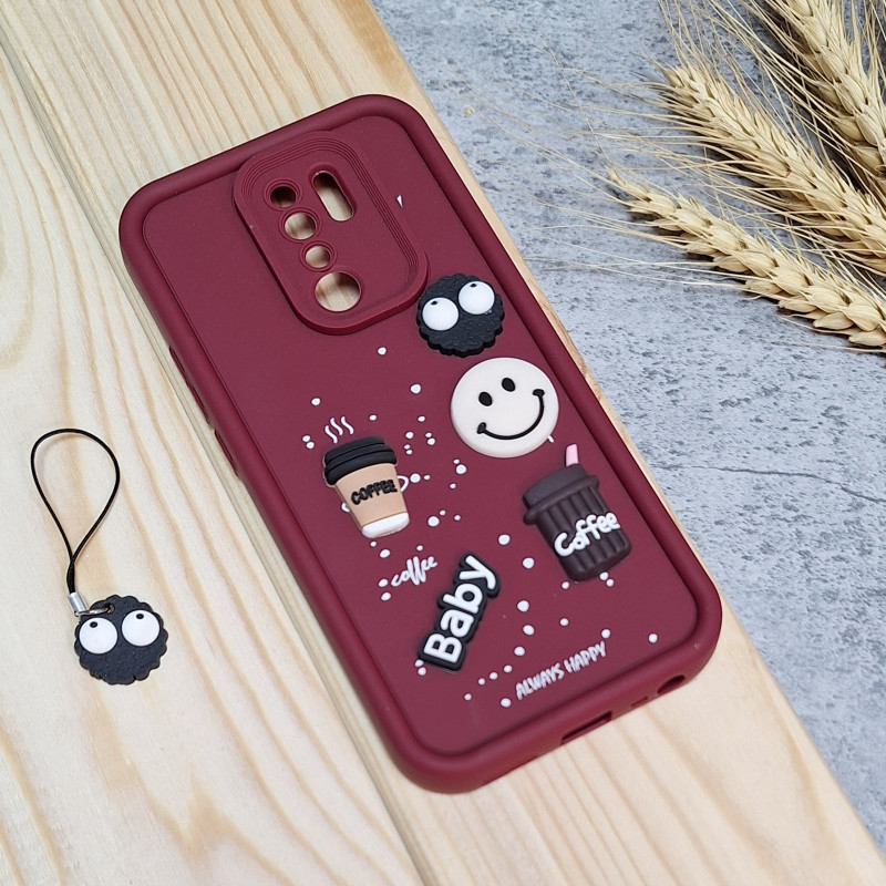 قاب سولید Xiaomi Redmi 9 همراه آویز