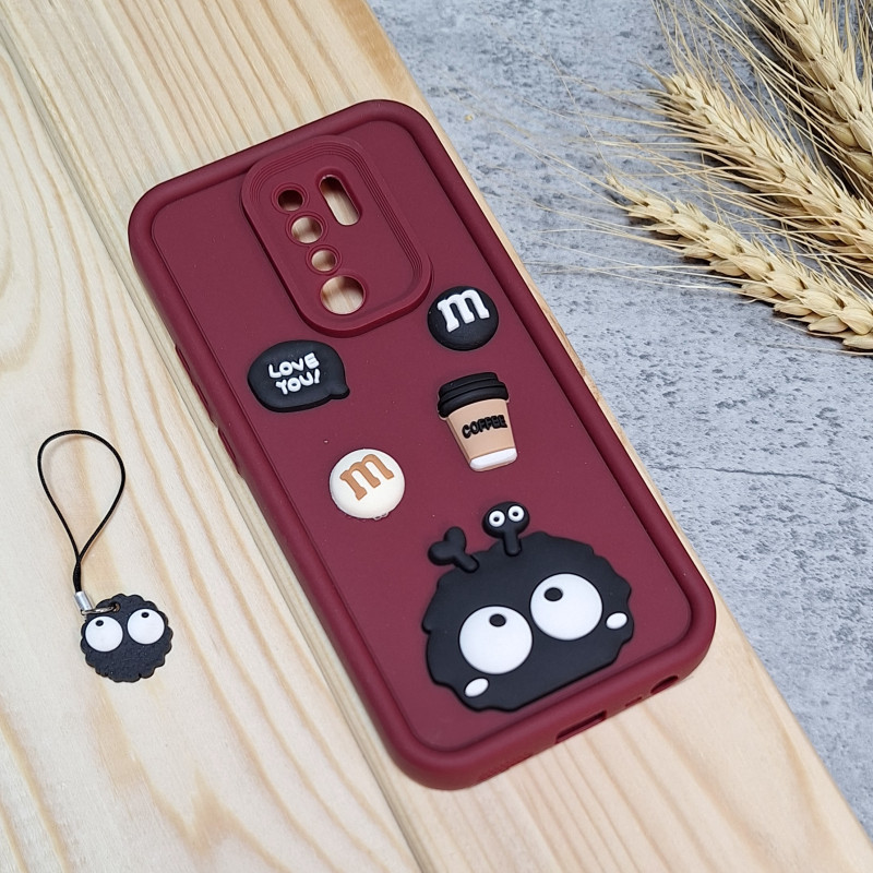 قاب سولید Xiaomi Redmi 9 همراه آویز