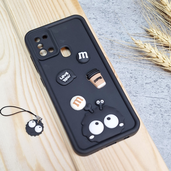 قاب سولید Samsung A21s همراه آویز