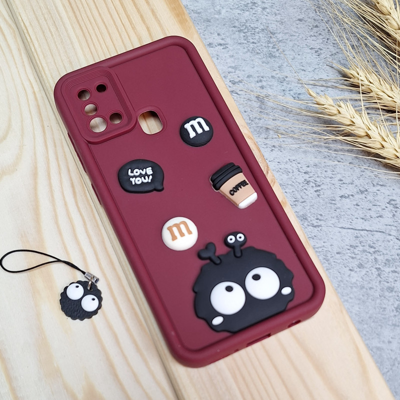 قاب سولید Samsung A21s همراه آویز