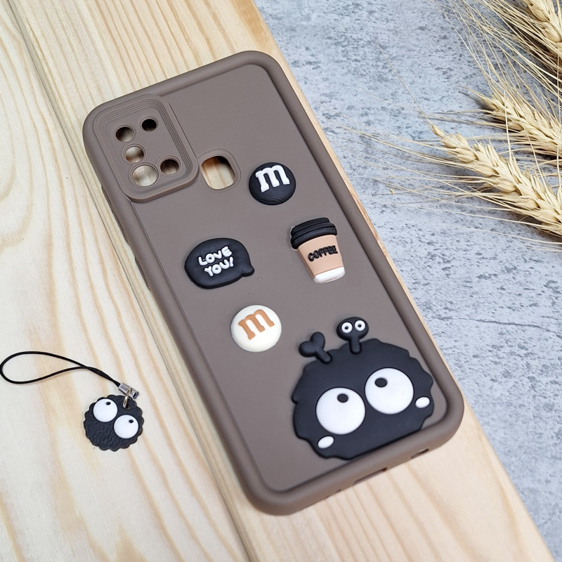 قاب سولید Samsung A21s همراه آویز