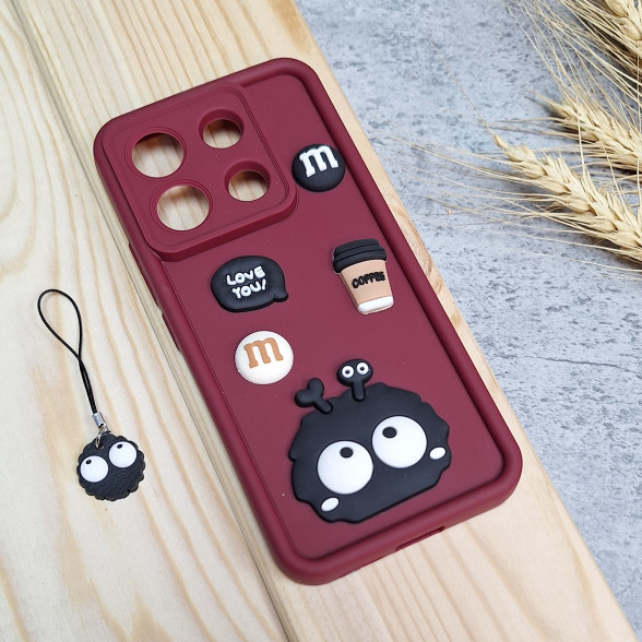 قاب سولید Xiaomi Redmi Note 13 Pro 5G / Poco X6 همراه آویز