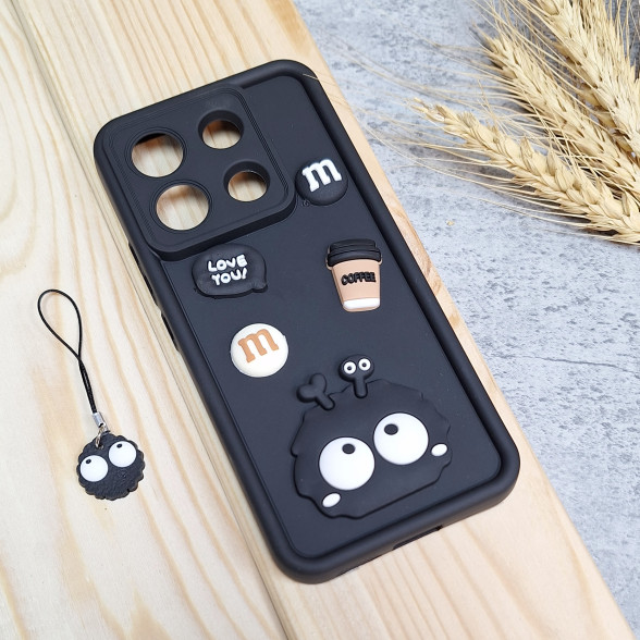 قاب سولید Xiaomi Redmi Note 13 Pro 5G / Poco X6 همراه آویز