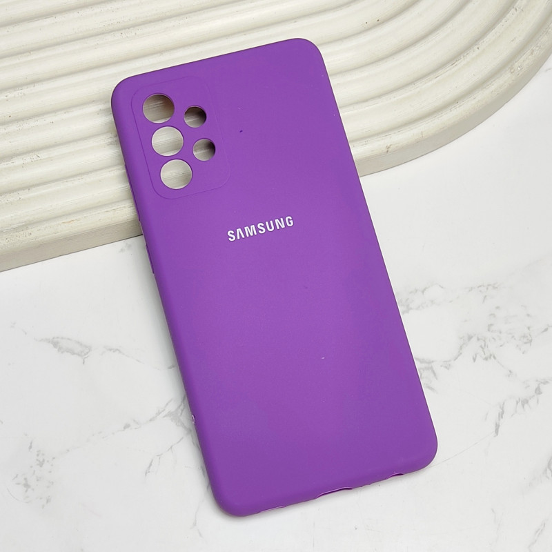 قاب سیلیکونی اورجینال محافظ لنزدار Samsung A52 / A52s