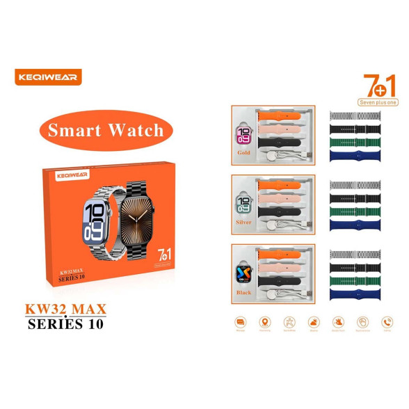 ساعت هوشمند 7 بند KEQIWEAR مدل KW32 Max