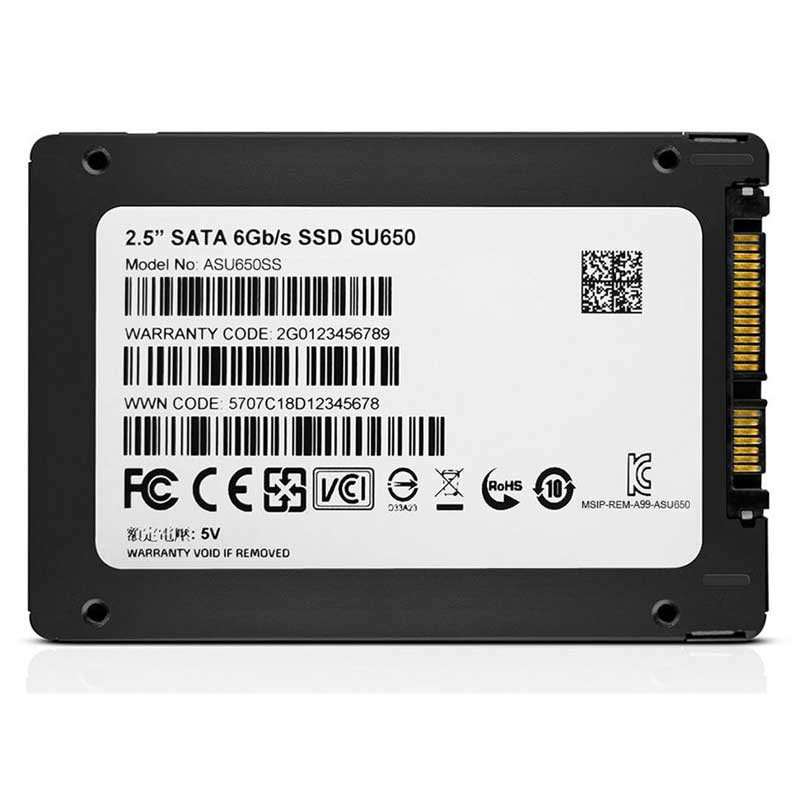 هارد SSD ای دیتا Ultimate SU650 ظرفیت 240 گیگابایت