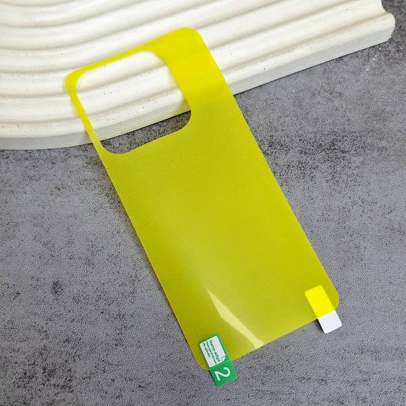 برچسب پشت تمام چسب زرد Xiaomi Redmi Note 14