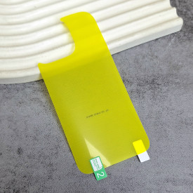 برچسب پشت تمام چسب زرد Iphone 16 Pro Max