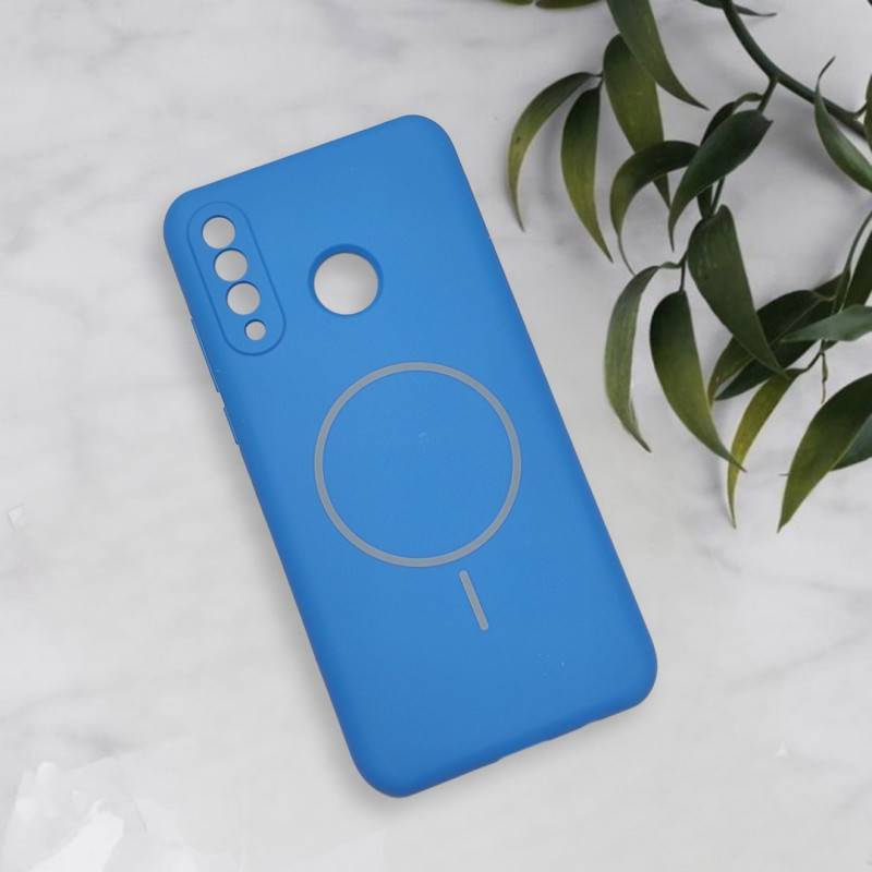 قاب سیلیکونی اورجینال طرح مگ سیف Huawei P30 Lite