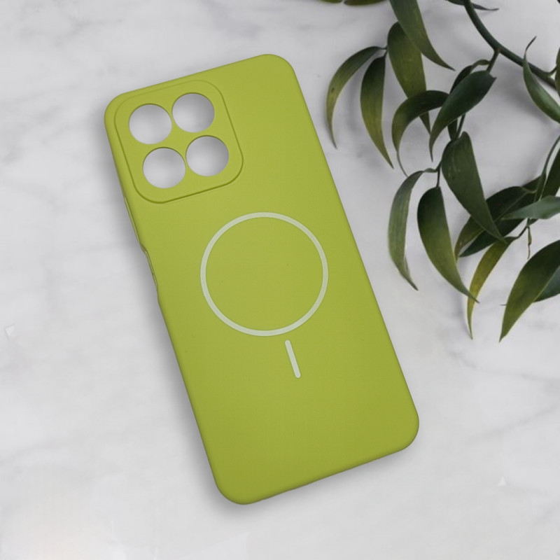 قاب سیلیکونی اورجینال طرح مگ سیف Honor X7c