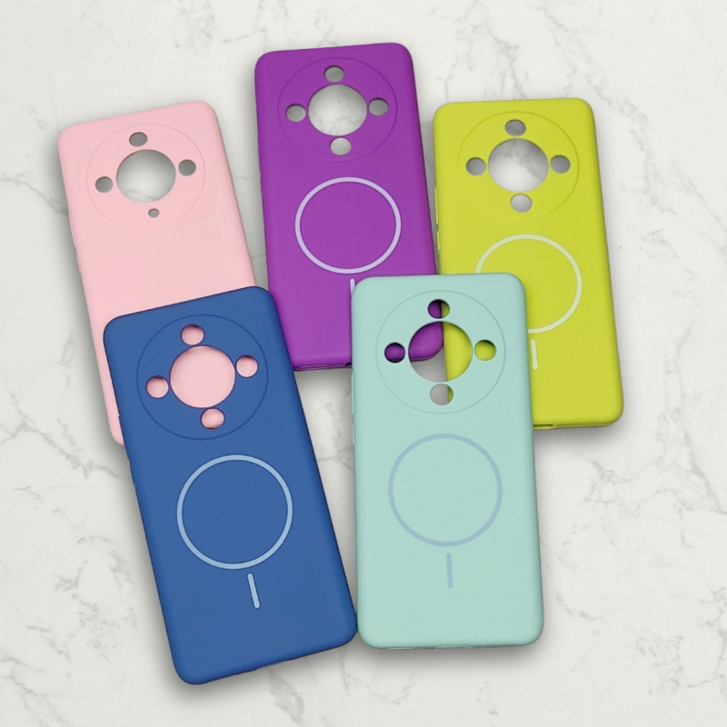 قاب سیلیکونی اورجینال طرح مگ سیف Honor X9B