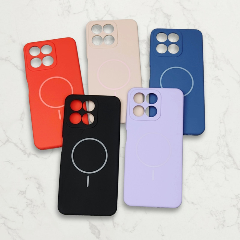 قاب سیلیکونی اورجینال طرح مگ سیف Honor X7c