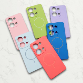قاب سیلیکونی اورجینال طرح مگ سیف Xiaomi Redmi Note 13 Pro 4G