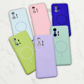 قاب سیلیکونی اورجینال طرح مگ سیف Xiaomi Mi 11T / 11T Pro