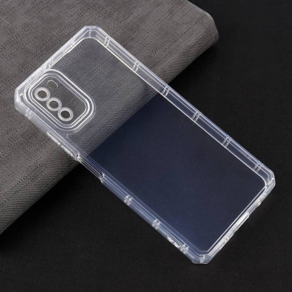 قاب ژله ای شفاف محافظ لنزدار Xiaomi Poco M3