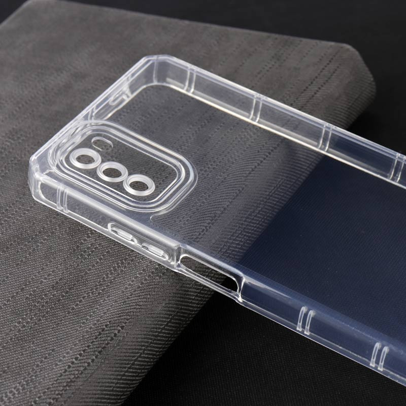 قاب ژله ای شفاف محافظ لنزدار Xiaomi Poco M3