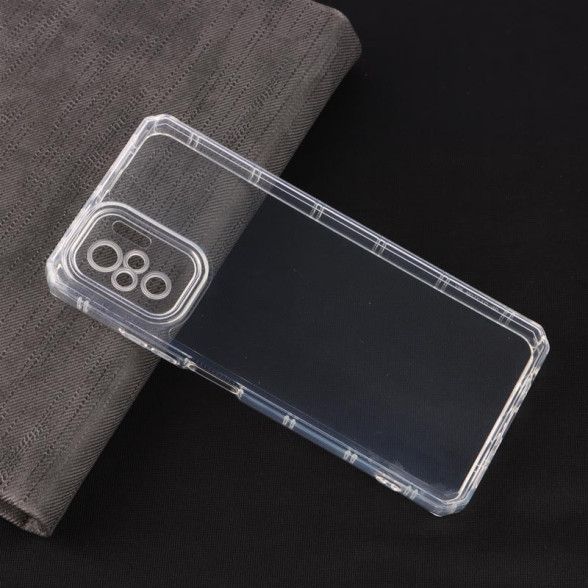 قاب ژله ای شفاف محافظ لنزدار Xiaomi Redmi Note 10 4G / Note 10s