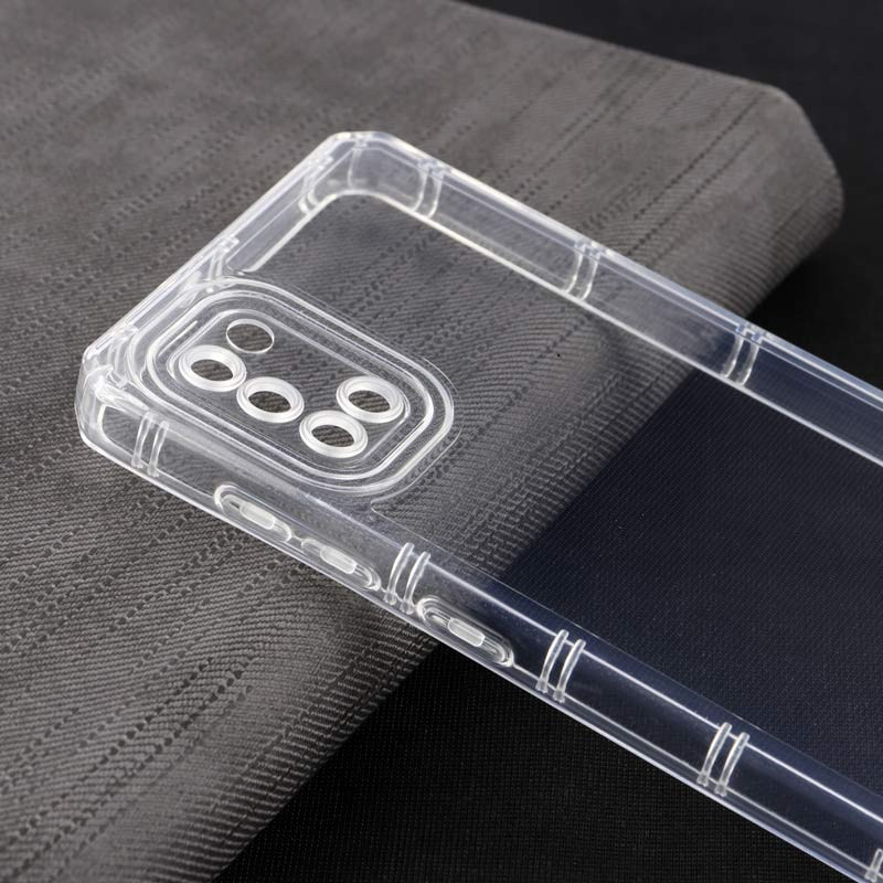 قاب ژله ای شفاف محافظ لنزدار Samsung A31