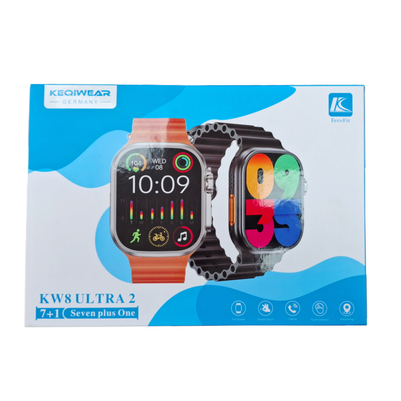ساعت هوشمند 7 بند KEQIWEAR مدل KW8 Ultra 2