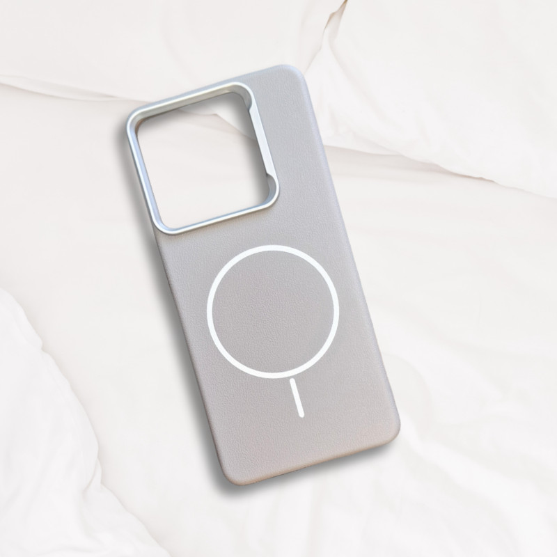 قاب چرمی طرح مگ سیف Xiaomi Redmi Note 14