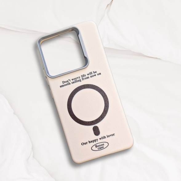 قاب چرمی طرح مگ سیف Xiaomi Redmi Note 14