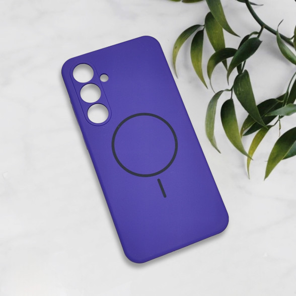 قاب سیلیکونی اورجینال طرح مگ سیف Samsung S24 FE