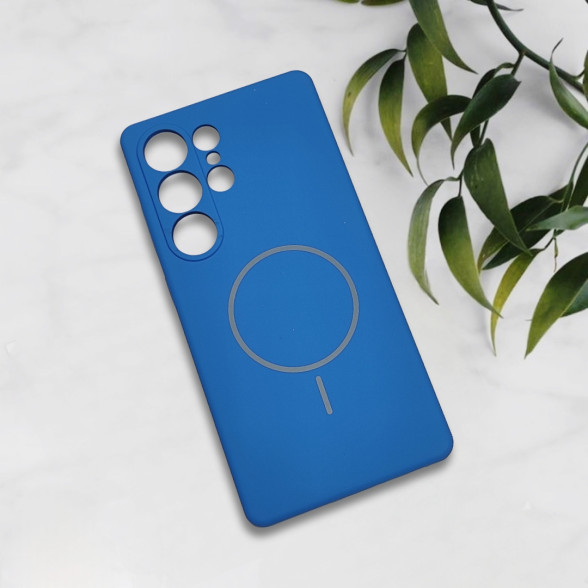 قاب سیلیکونی اورجینال طرح مگ سیف Samsung S25 Ultra