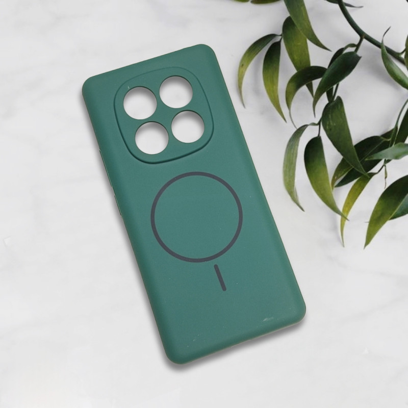 قاب سیلیکونی اورجینال طرح مگ سیف Xiaomi Redmi Note 14 Pro