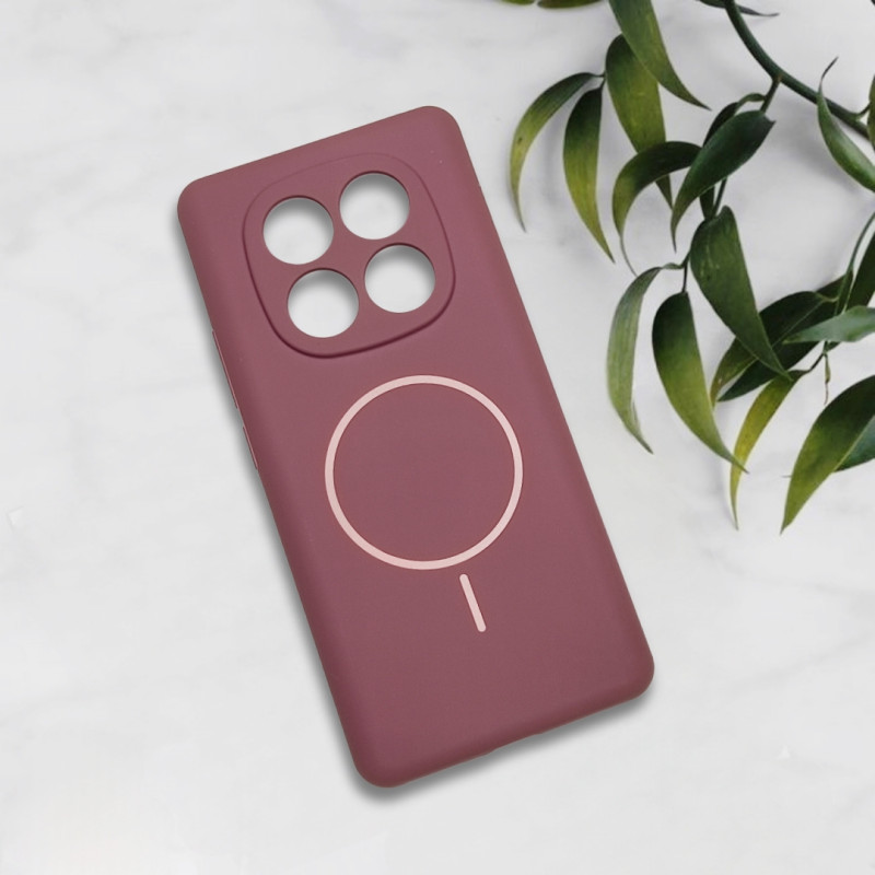 قاب سیلیکونی اورجینال طرح مگ سیف Xiaomi Redmi Note 14 Pro