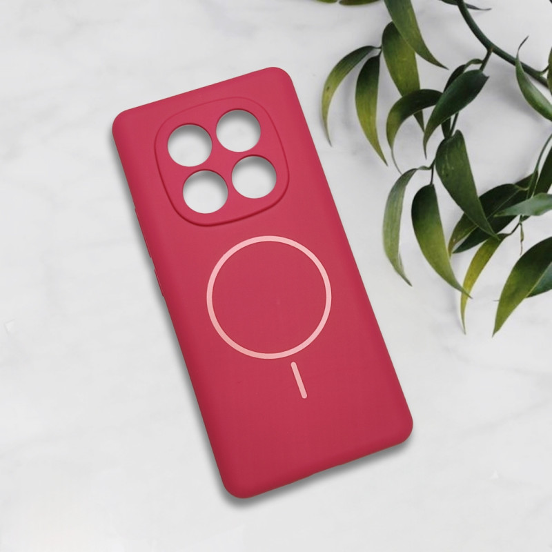 قاب سیلیکونی اورجینال طرح مگ سیف Xiaomi Redmi Note 14 Pro
