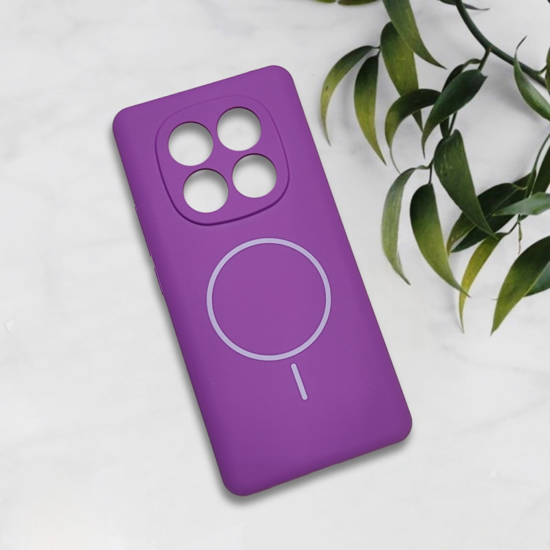 قاب سیلیکونی اورجینال طرح مگ سیف Xiaomi Redmi Note 14 Pro