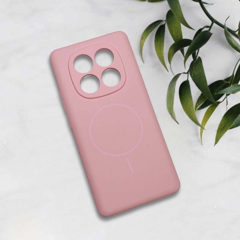 قاب سیلیکونی اورجینال طرح مگ سیف Xiaomi Redmi Note 14 Pro