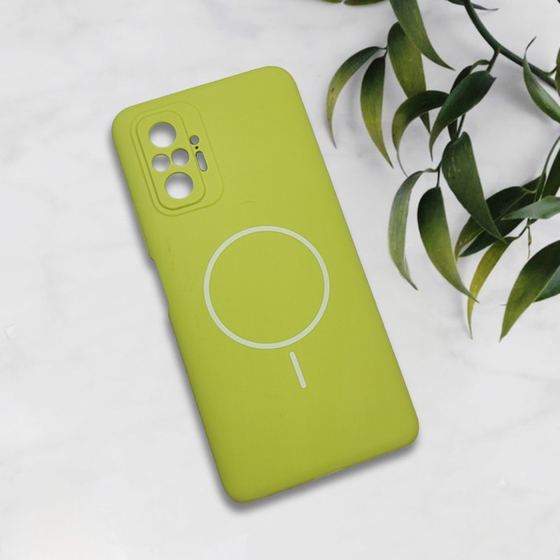 قاب سیلیکونی اورجینال طرح مگ سیف Xiaomi Redmi Note 10 Pro 4G