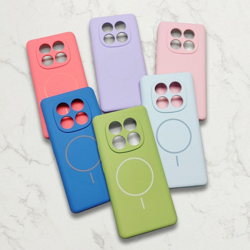 قاب سیلیکونی اورجینال طرح مگ سیف Xiaomi Redmi Note 14 Pro