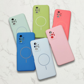 قاب سیلیکونی اورجینال طرح مگ سیف Xiaomi Redmi Note 10 Pro 4G
