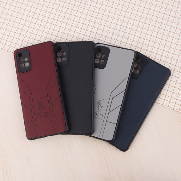 قاب چرمی طرح Polo مدل Samsung A71