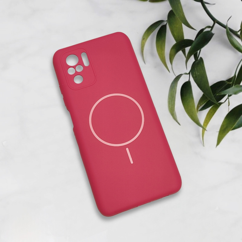 قاب سیلیکونی اورجینال طرح مگ سیف Xiaomi Redmi Note 10 4G / Note 10s