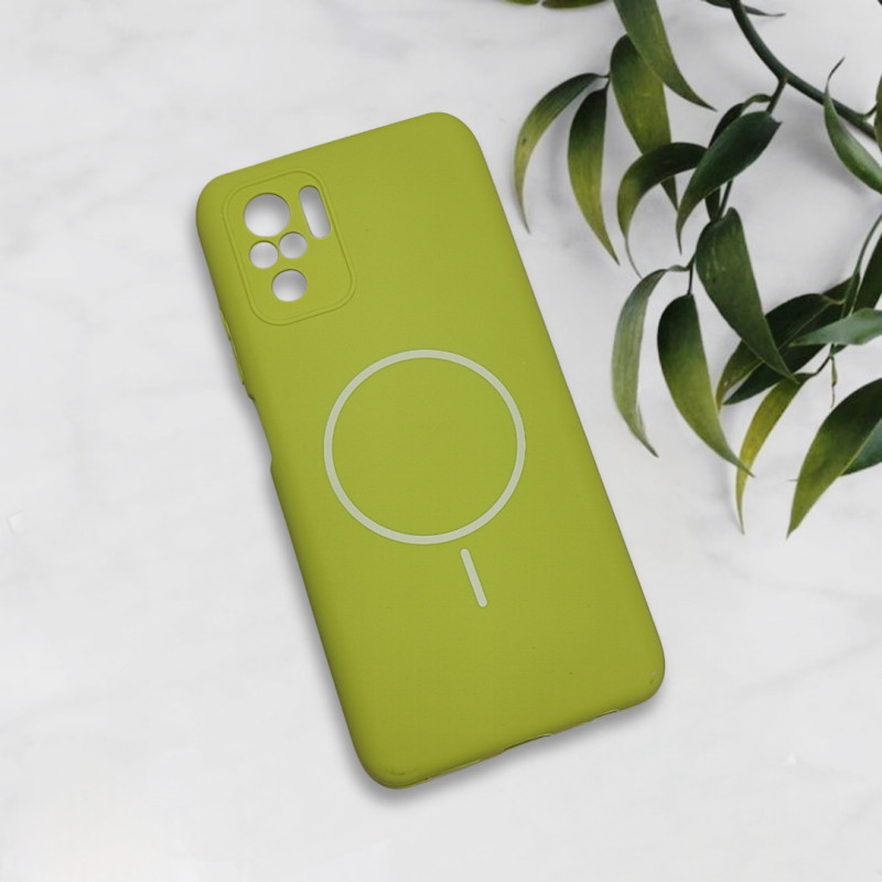 قاب سیلیکونی اورجینال طرح مگ سیف Xiaomi Redmi Note 10 4G / Note 10s