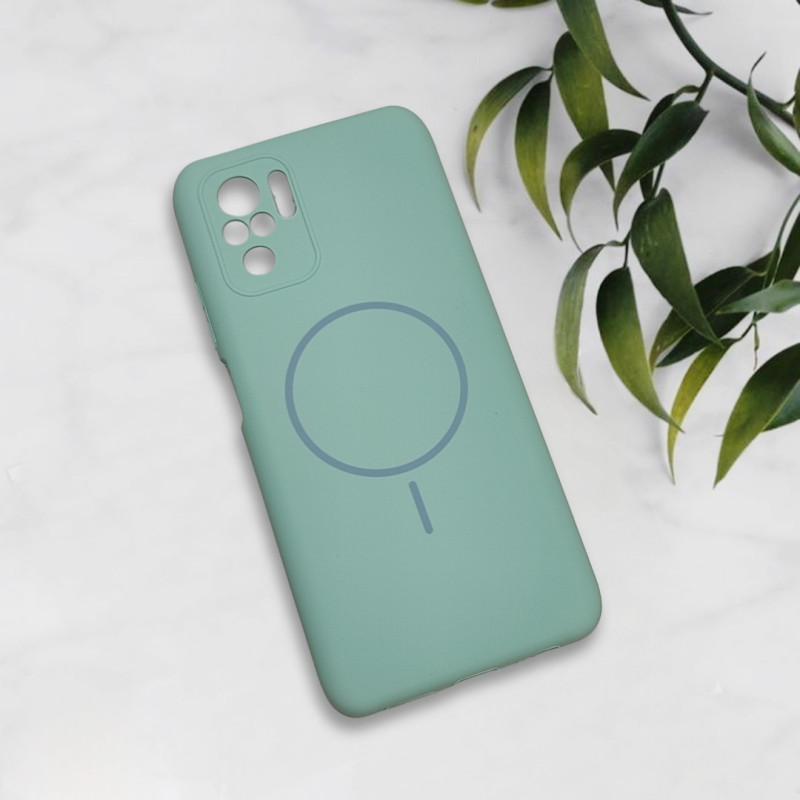 قاب سیلیکونی اورجینال طرح مگ سیف Xiaomi Redmi Note 10 4G / Note 10s