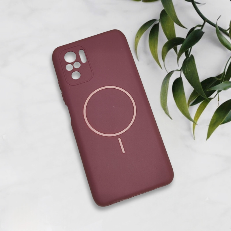 قاب سیلیکونی اورجینال طرح مگ سیف Xiaomi Redmi Note 10 4G / Note 10s